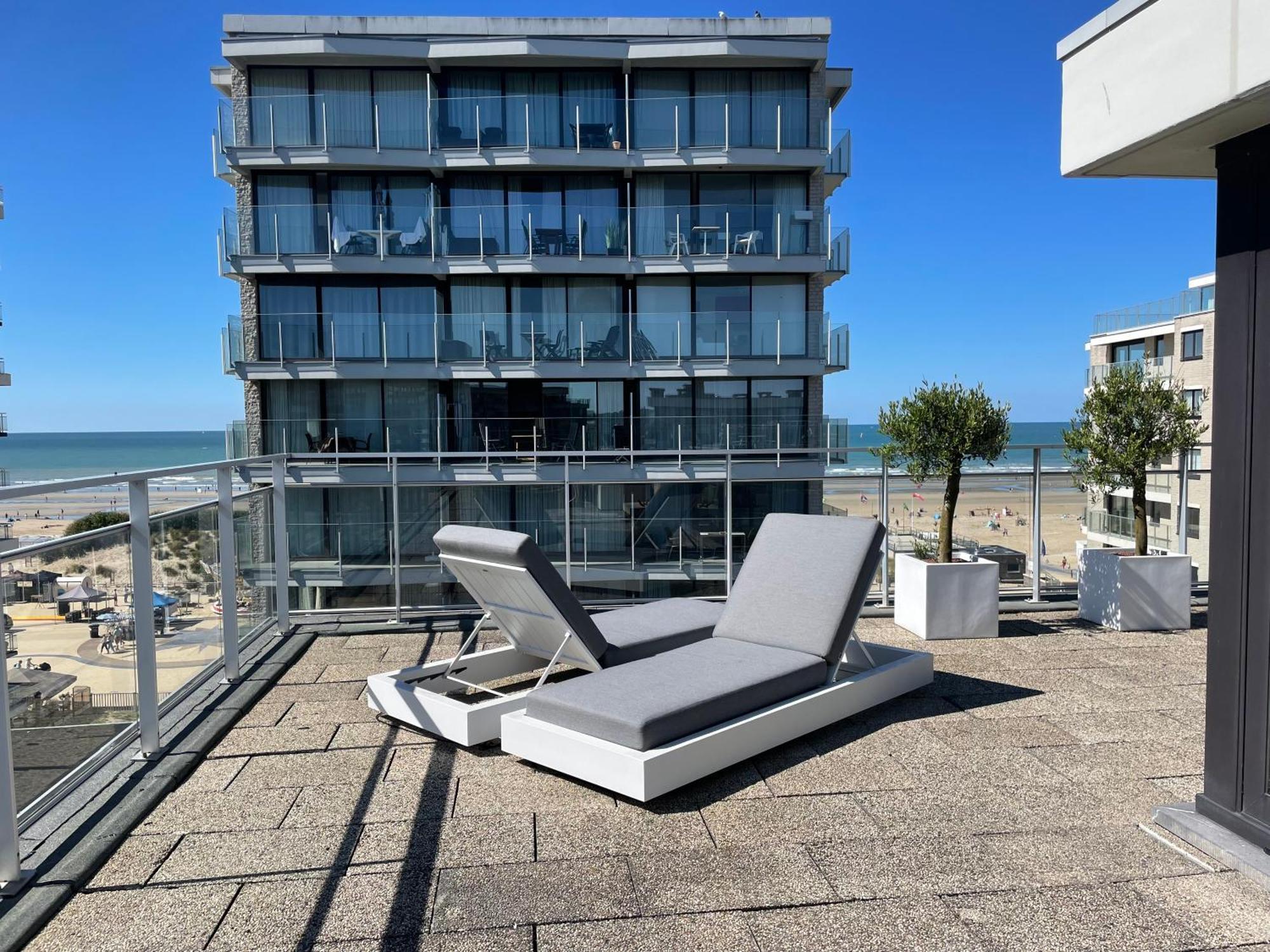 Appartement Sea View Penthouse à La Panne Extérieur photo